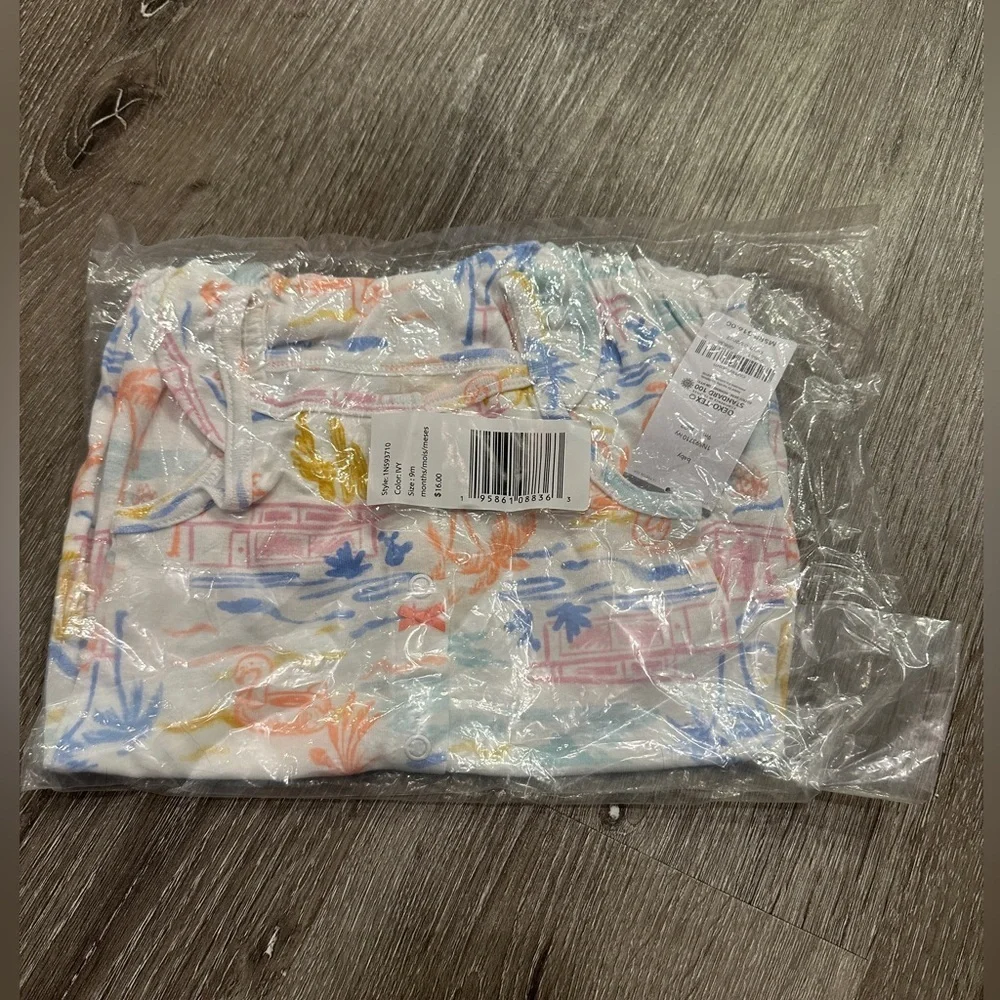 NWT carters romper Hawaiian beach